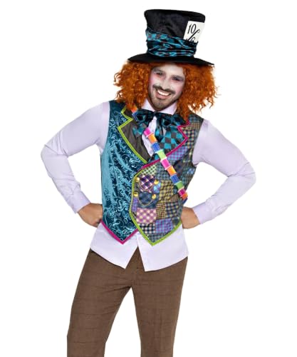 Men'S Mad Hatter Costume Kit