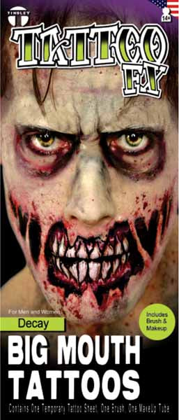 Big Mouth Decay Tattoos