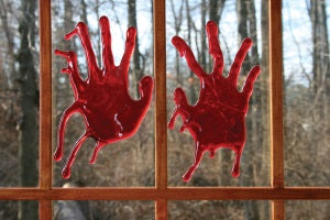Blood Dripping Hands Prop