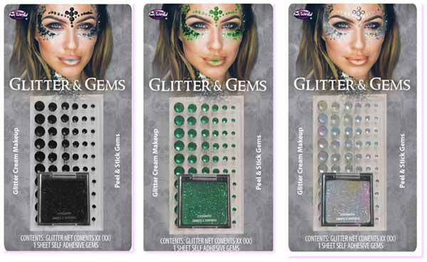 Glitter & Gems Face Stickers
