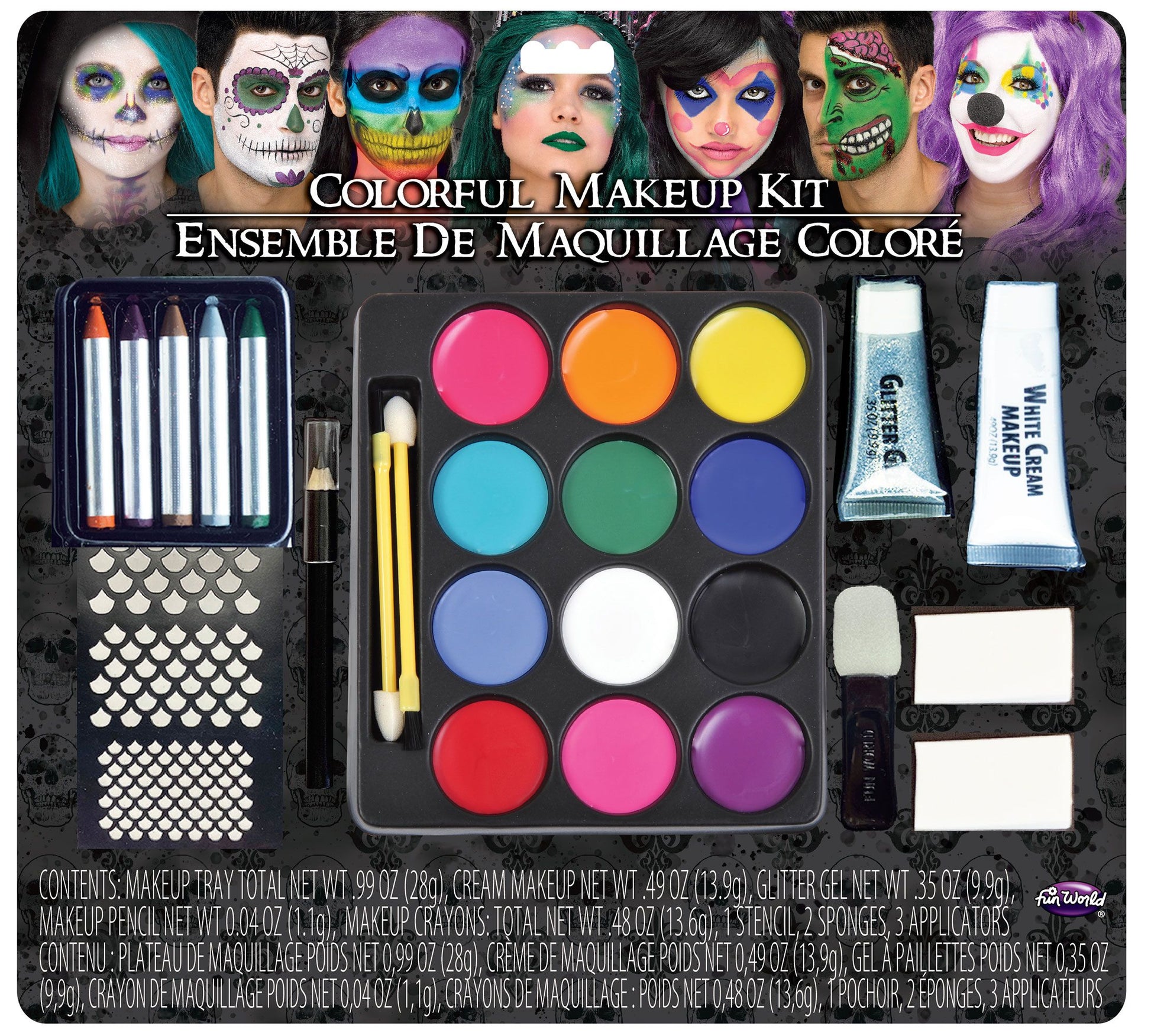 Colorful Makeup Artistry Kit