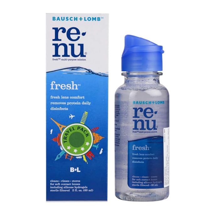 Bausch + Lomb Cleaning Solution (Renu Fresh 60ml 6 Pack)