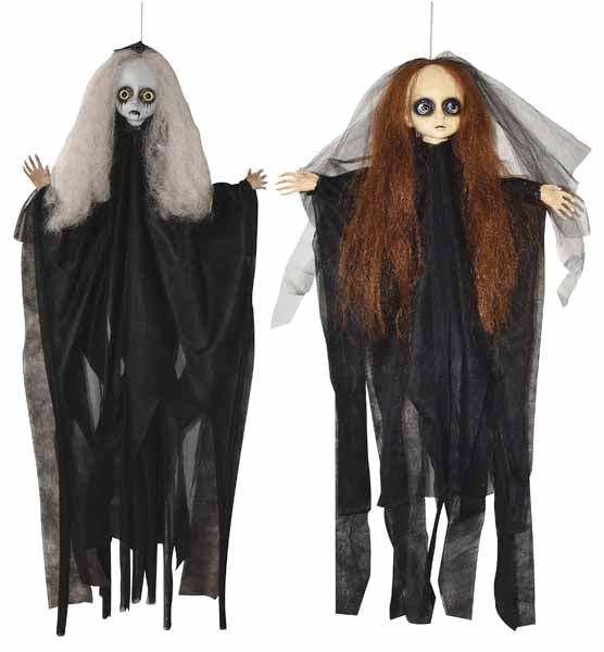 27.5 HANGING CREEPY DOLL 2 ASST STYLES