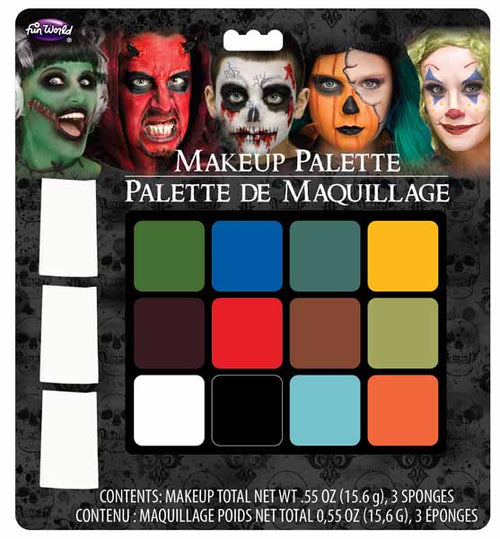 12-Color Oil-Based Makeup Palette