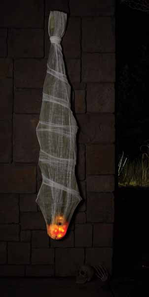 Lite Up Cocoon Corpse Decoration