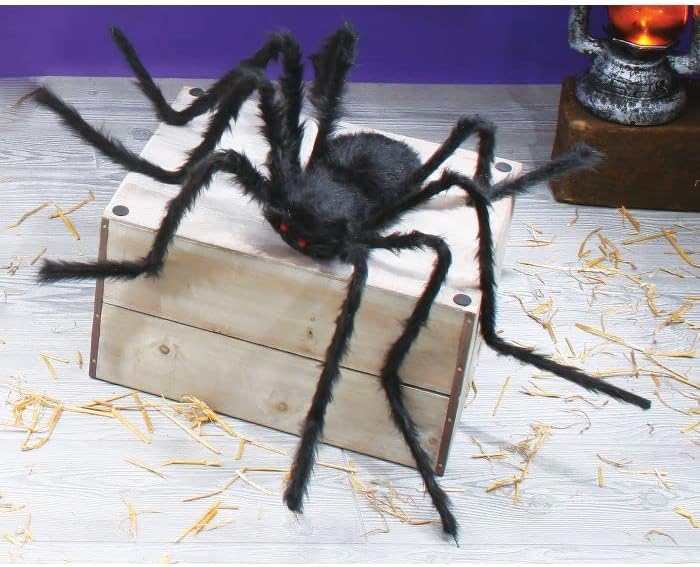 Hairy Posable Spider Decoration