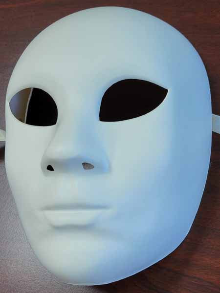 Venetian Plastic Full Face Mask