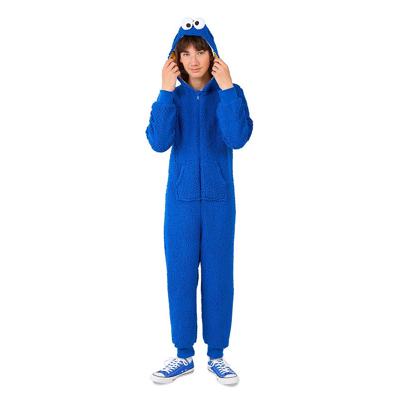 Cookie Monster Kids M 6-8Y Onesie