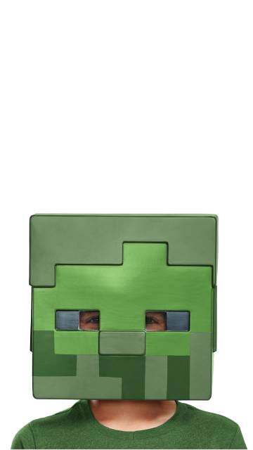 Minecraft Zombie Half Mask for Kids