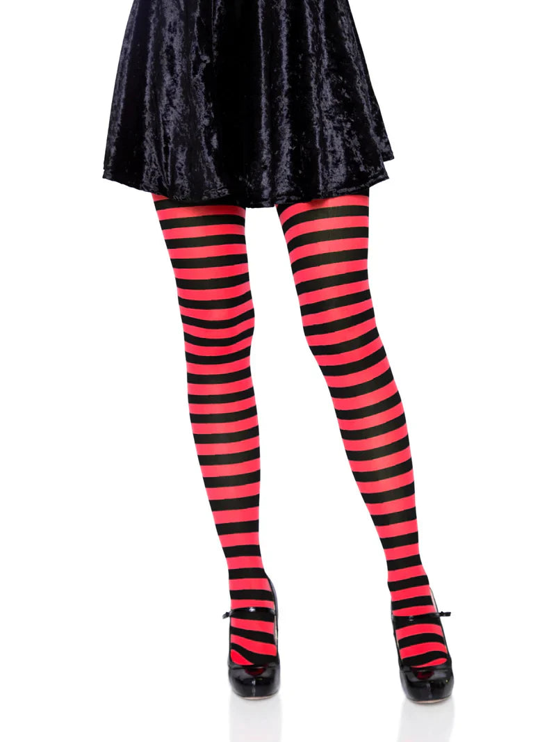 Striped Nylon Tights
