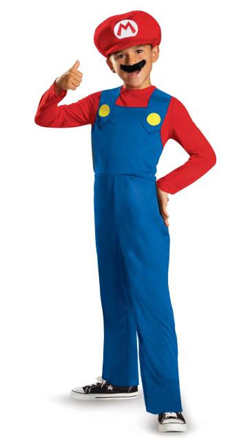 Boy's Classic Mario Costume