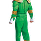 Men's Classic Muscle Power Rangers Green Ranger Classic Costume