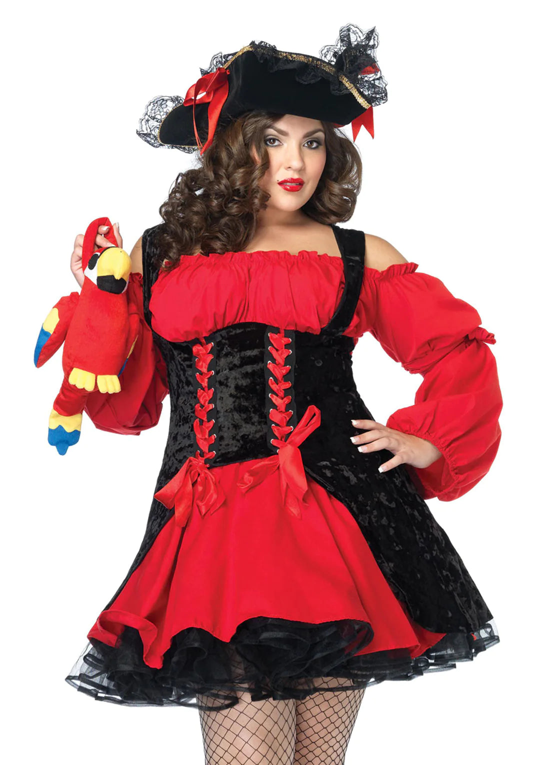 Plus Vixen Pirate Wench Costume