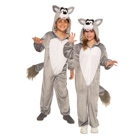 Wolf Jumpsuit Kids Costume