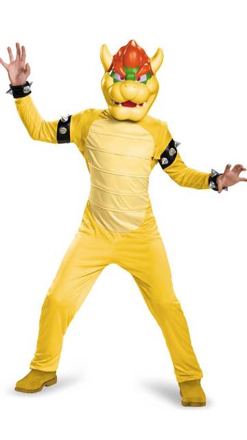 Bowser Deluxe Costume for Kids and Adults