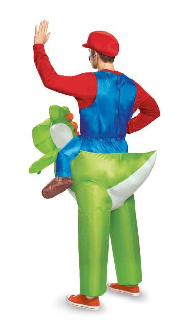 Mario Riding Yoshi Inflatable Costume