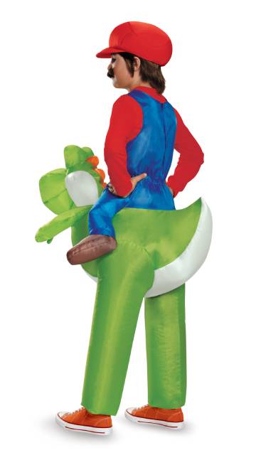 Mario Riding Yoshi Inflatable Costume