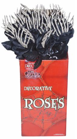 Skeleton Hand Rose Display