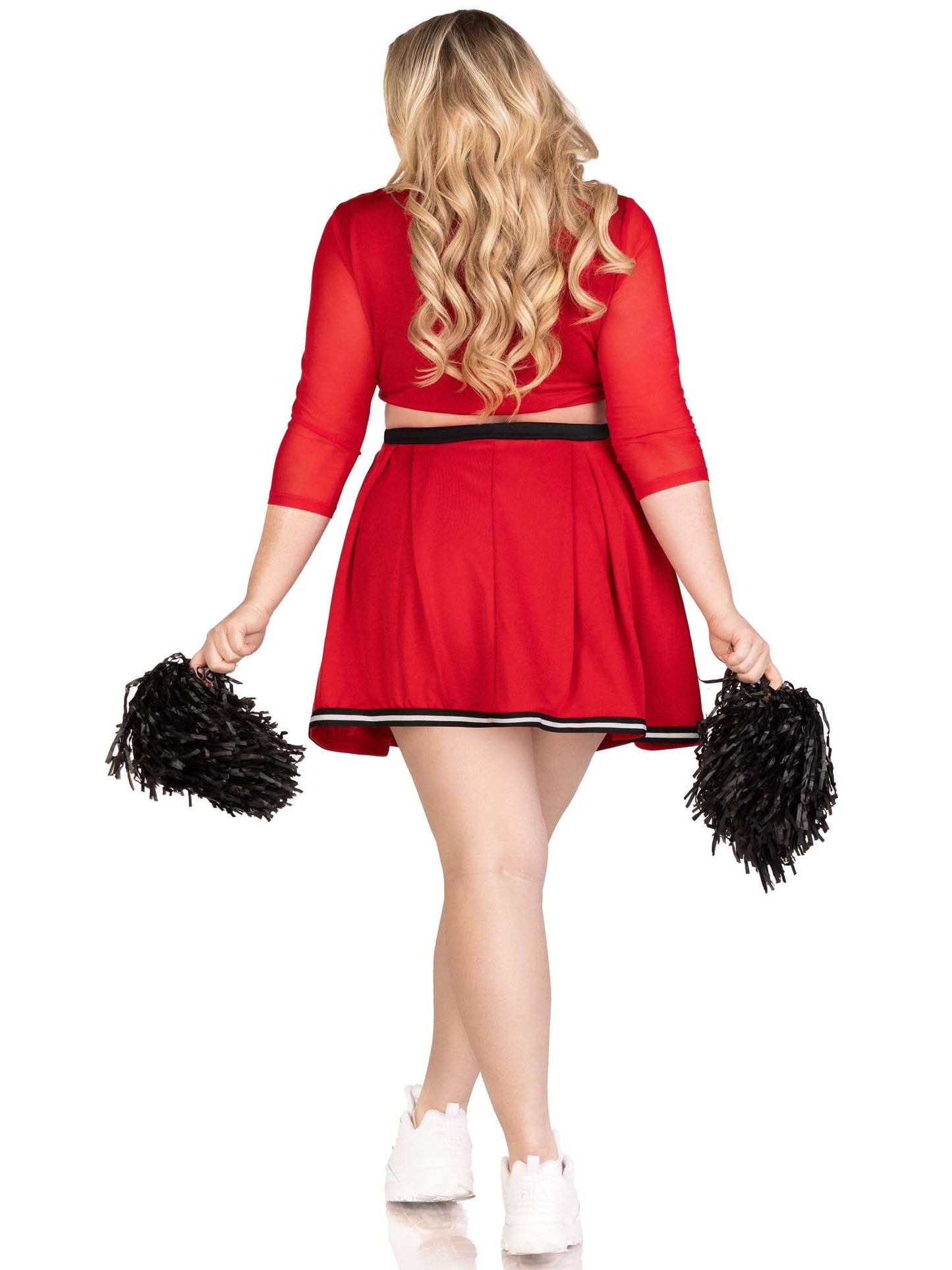 Varsity Babe Cheerleader Costume, 3Pc Plus Size Option Available