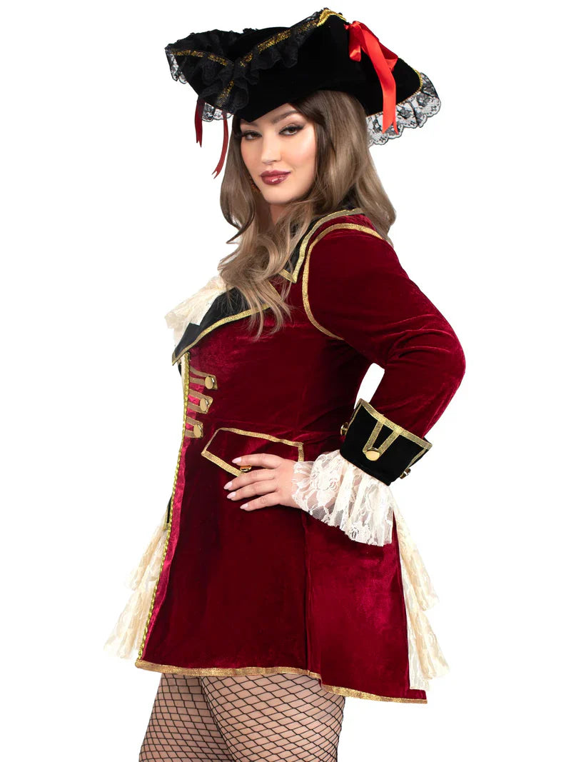 Elegant Pirate Captain Costume