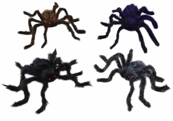 Hairy Posable Spider Decoration