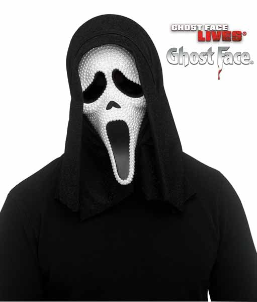 Ghost Face Pearl Mask