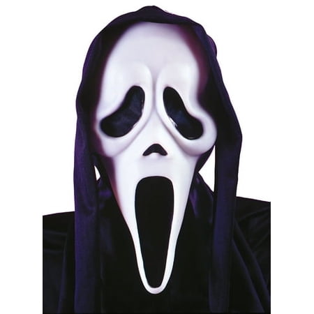 Scream Ghost Mask With Shroud