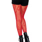 Flame Net Tights RED