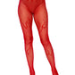 Flame Net Tights RED