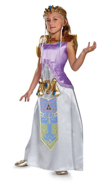 Girl’s Deluxe Zelda™ Costume - Medium
