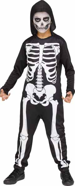 Skeleton Jumpsuit Costume