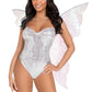 Iridescent Strapless Fairy Wings CLEAR