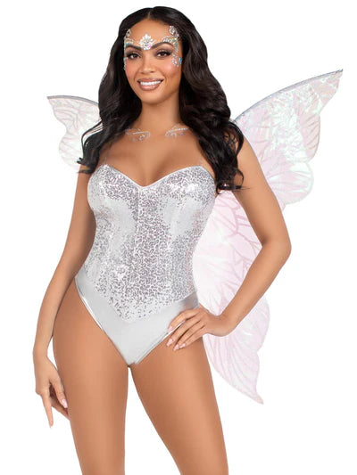 Iridescent Strapless Fairy Wings CLEAR