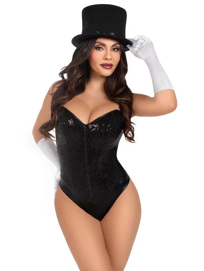 Deluxe Black Collapsible Top Hat