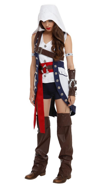 Assasin's CreedIII  Connor Girl Women's Costume - SoulofHalloween