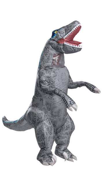 Jurassic World Blue Velociraptor Inflatable Adult Costume - SoulofHalloween