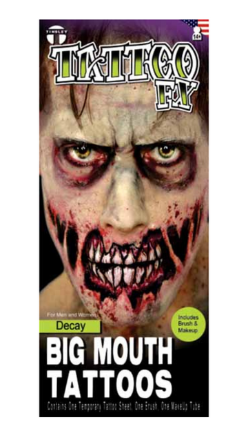 Big Mouth Decay Tattoos