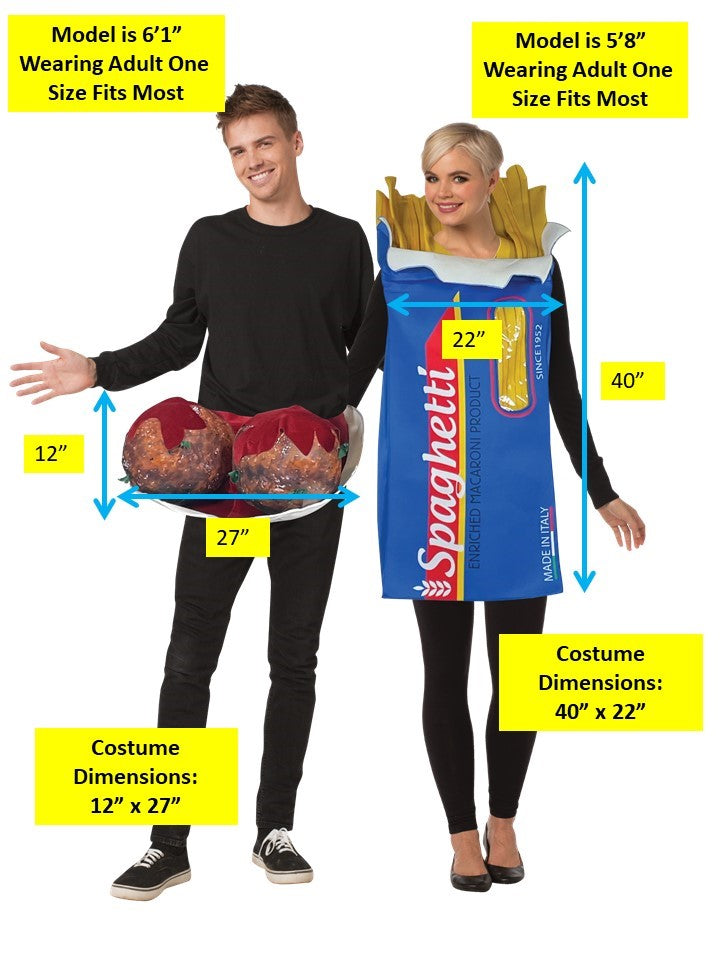 Spaghetti and Meatballs Couples Costume