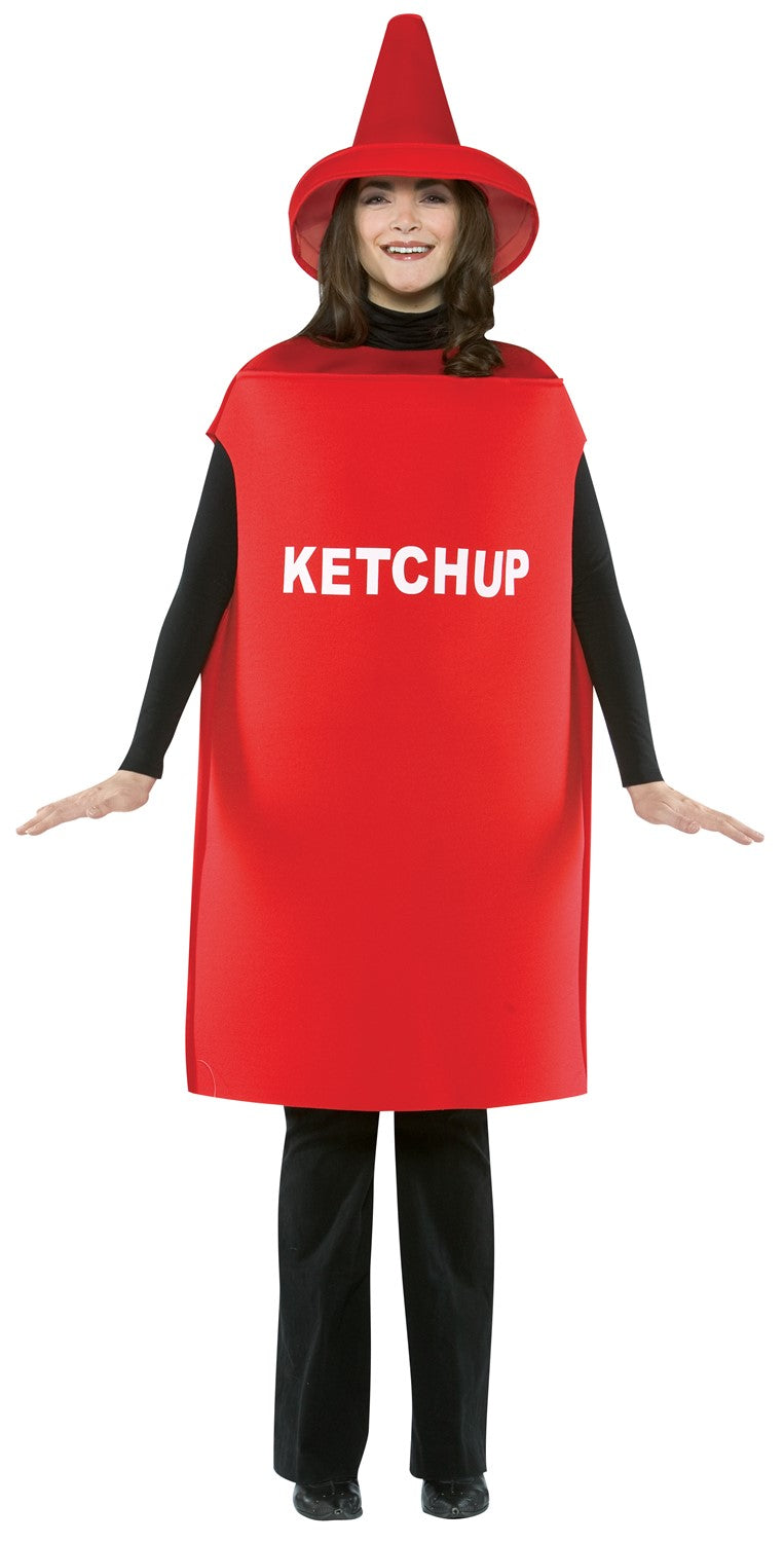 Adult Ketchup Bottle Costume