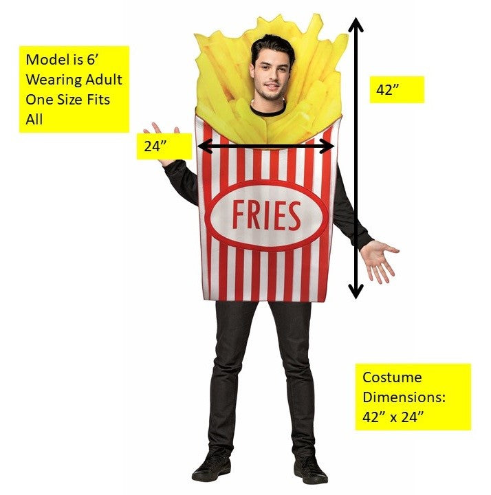 French Fries Adult Costume