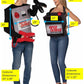 Battery & Jumper Cables Couples Halloween Costume, Adult One Size