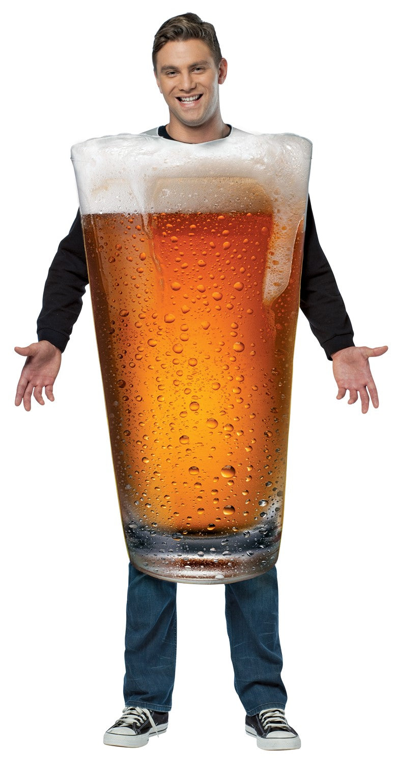 Beer Pint Costume, Adult One Size