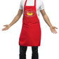 Hot Dog Vendor Dirty Apron Costume, Adult One Size