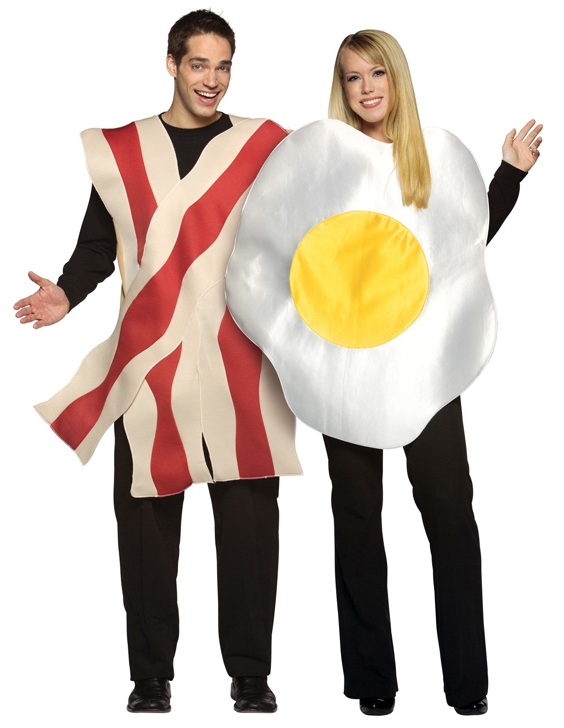 Bacon & Eggs Couples Costume, Adult One Size