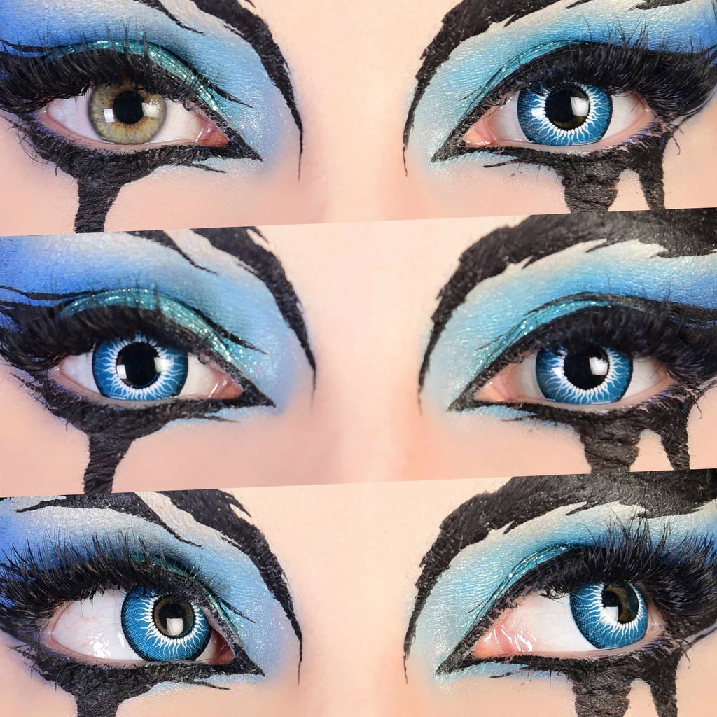 Chucky Vivid Blue Contact Lenses