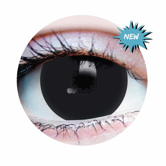 PRIMAL ® Black Mini Sclera - Colored Contact Lenses