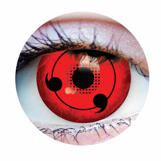 PRIMAL ® Sharingan - Red Cosplay Contact Lenses