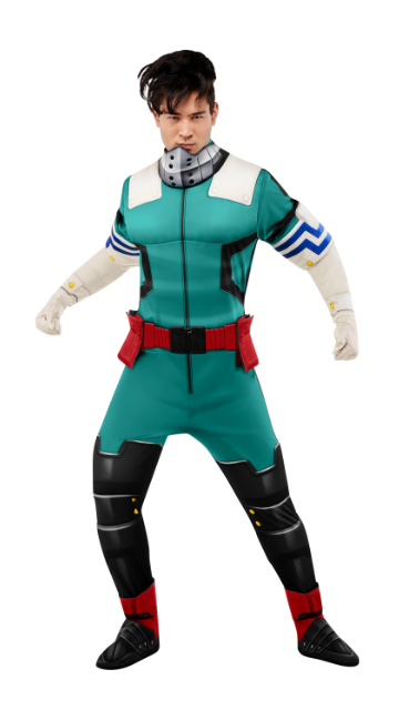 My Hero Academia - Izuku Midoriya Mens Deluxe Costume - SoulofHalloween