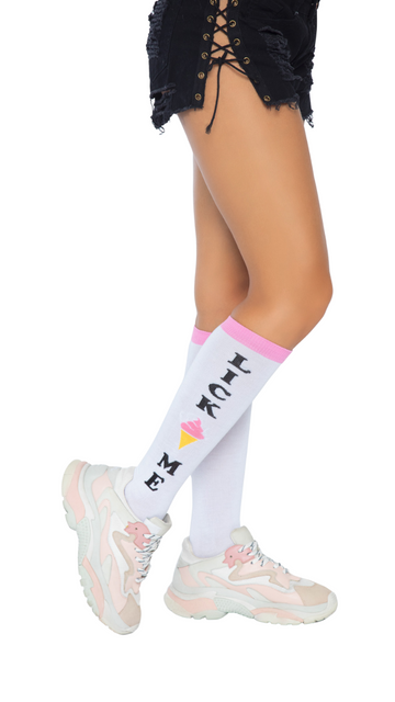 Lick Me Knee Socks - SoulofHalloween