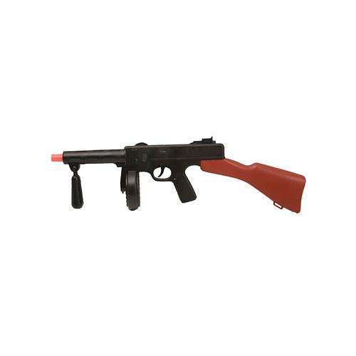 COSTUME ACCESSORY - GANGSTER PLASTIC MACHINE GUN (1)ML